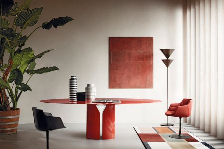 Jean Nouvels Tisch „NVL“ für MDF Italia