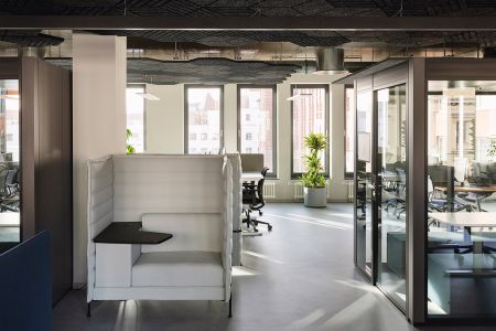 Sofas für das Open Space Office