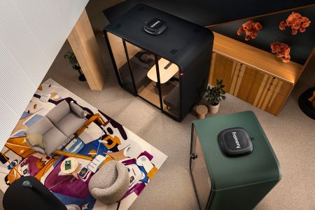 Effiziente Raumlösungen mit Framery: Neue Telefon- und Besprechungsboxen in unserem Showroom