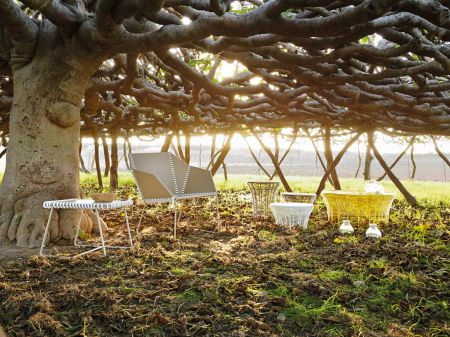 Outdoor Stuhl Textil (© Gandiablasco)