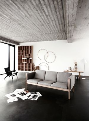 Sofa Ch163, Sessel CH25 (© Carl Hansen)
