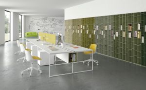 St&uuml;hle Flow, Workstation 20.Venti, Regal Random  (© MDF Italia)