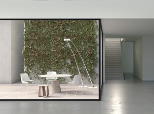 Tisch Rock, Beistelltisch SAG, St&uuml;hle Flow (© MDF Italia)