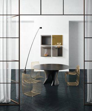 S Table, St&uuml;hle Sign Filo (© MDF Italia)