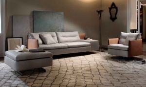 Sofa und Sessel Grantorino (© Poltrona Frau)