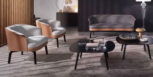 Sofa und Sessel Nivola (© Poltrona Frau)