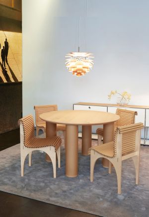 Shigeru Ban Tisch und St&uuml;hle (© WB Form)