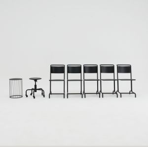 Spring Hocker, Dr.Ed Drehhocker, Lazlo Stuhl (© Atelier Hau&szlig;mann)