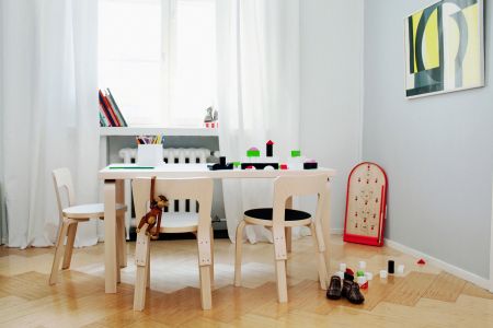 Kinderstuhl N65, Aalto Tisch (© Artek)