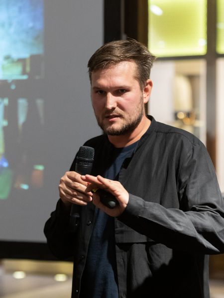 Sebastian Herkner und Stefan Knopp im Gespräch